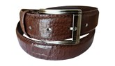 Dark Brown Leather Belt